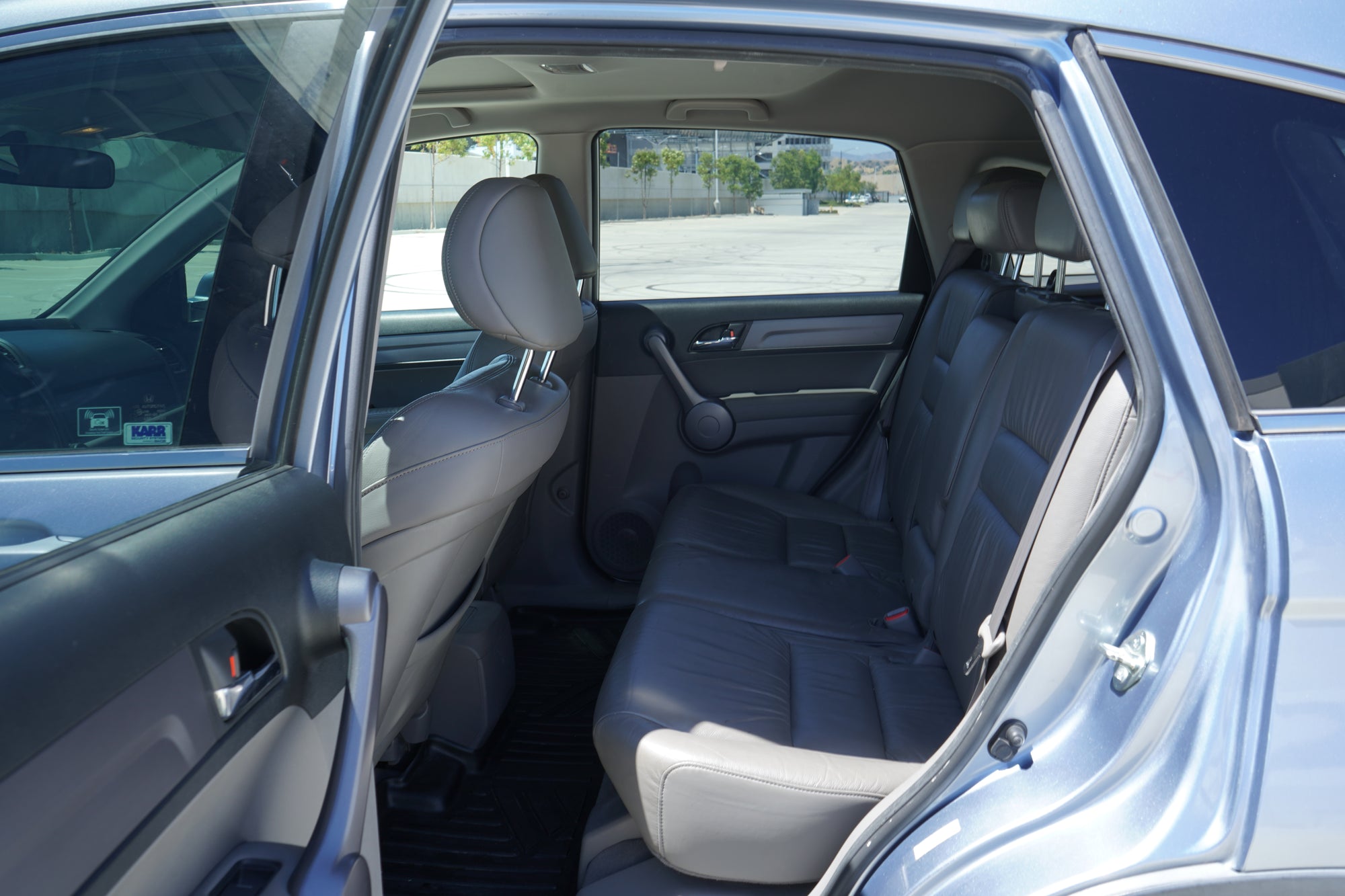 2009 Honda CR-V EX-L blue SUV passenger side - Iconic Garage Burbank CA