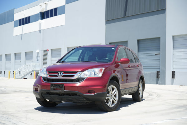 2010 Honda CR-V EX-L red SUV front 3/4 exterior - Iconic Garage Burbank CA