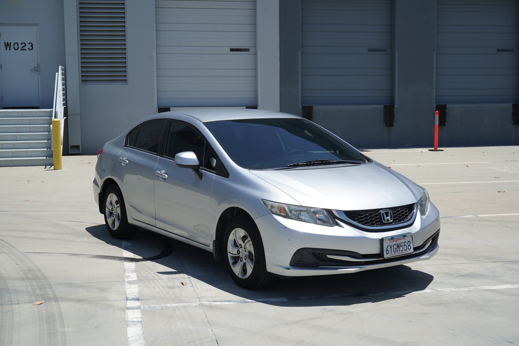 2013 Honda Civic LX trunk and cargo area - Iconic Garage Burbank CA