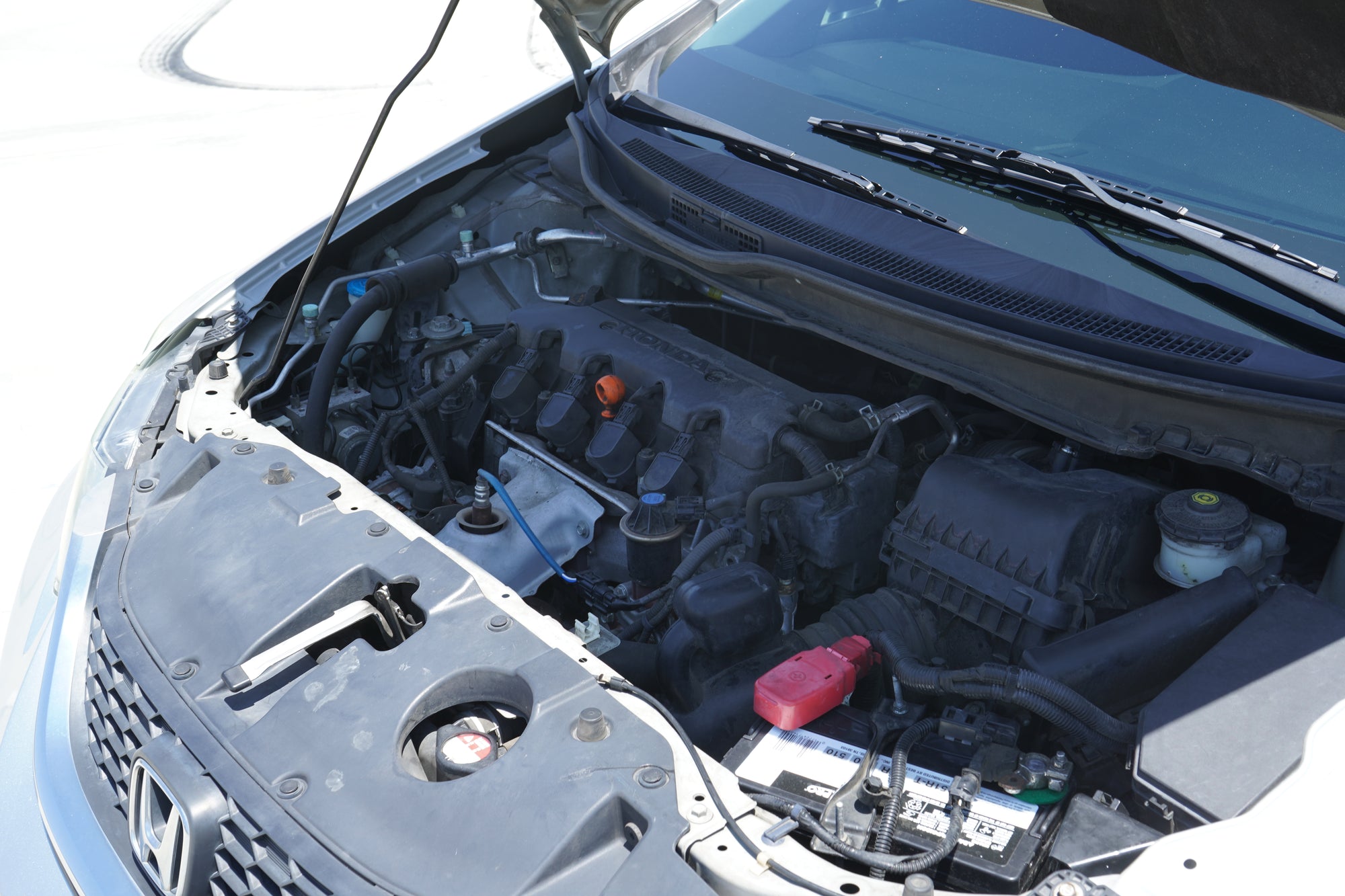 2013 Honda Civic LX 1.8L engine bay - Iconic Garage Burbank CA
