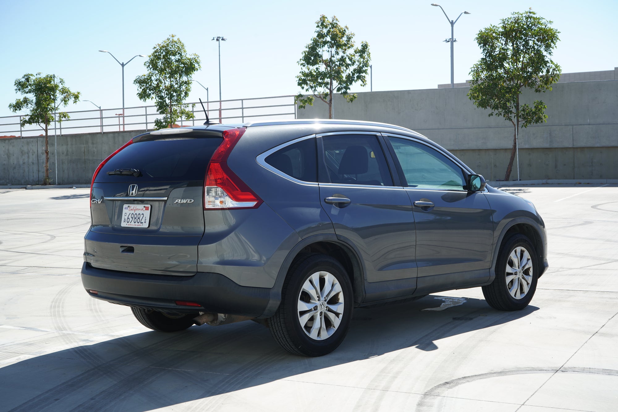 2013 Honda CR-V EX-L AWD rear passenger seats - Iconic Garage Burbank CA