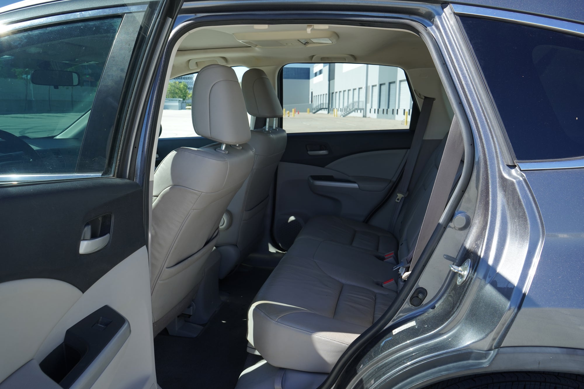 2013 Honda CR-V EX-L AWD gray SUV front exterior - Iconic Garage Burbank CA