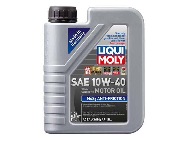 Engine Oil - Liqui Moly MOS2 - Liqui Moly Mos2 Anti Friction (2042) - Pack of 2