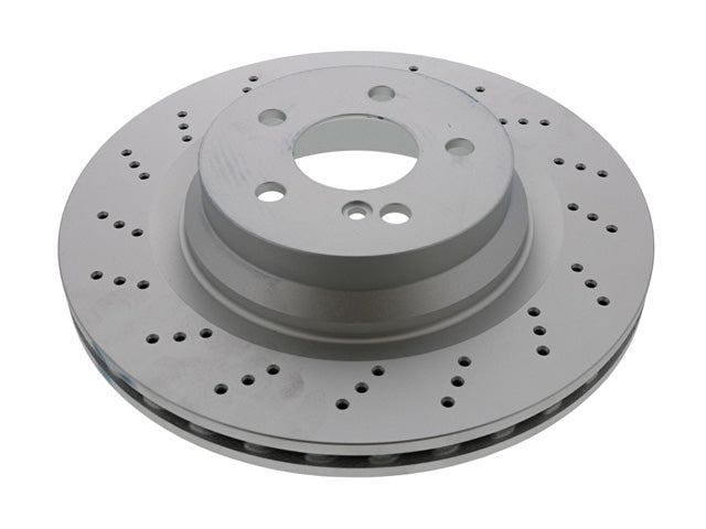 Brake Disc - Vented and Cross Drilled (330 X 26 mm) - ATE Coated (2114231112)