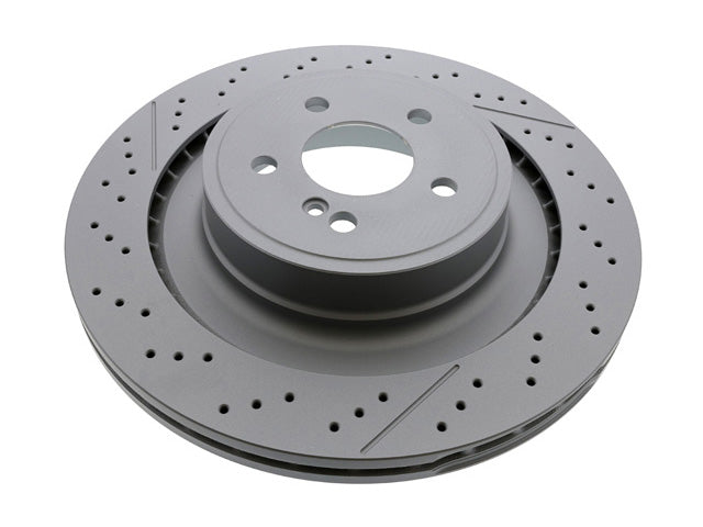Brake Disc - Vented / Slotted and Cross - Zimmermann Coat Z (2124230412)