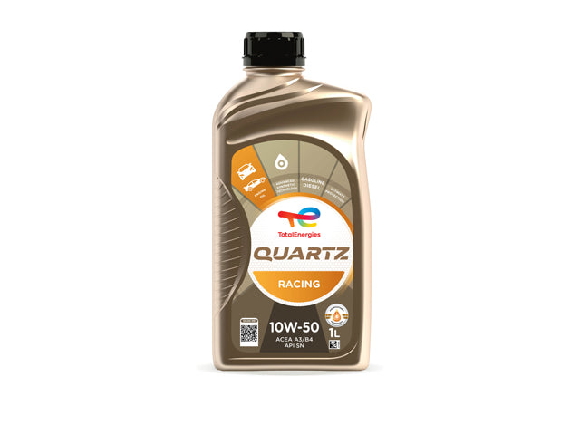 Engine Oil - TotalEnergies Quartz Racing - TotalEnergies Quartz - Pack of 4