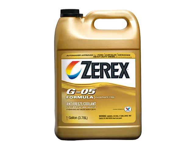 Coolant / Antifreeze - (Yellow G-05 Zerex) (1 Gallon) - Zerex G-05 - Pack of 4