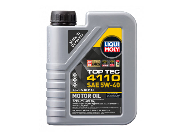Engine Oil - Liqui Moly Top Tec 4110 - 5W-40 - Liqui Moly Top Tec - Pack of 4