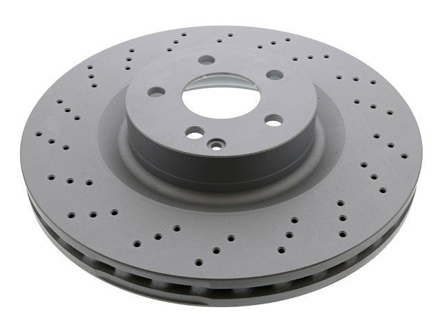 Brake Disc - Vented and Cross Drilled (350 X - Zimmermann Coat Z (221421161207)