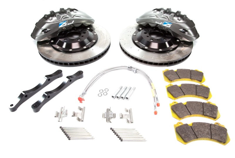 alcon 2015+ bmw m3 f80 400x34mm 6 piston front brake upgrade kit - grey bmw m3 m4 f80 f82 f8x iconic garage