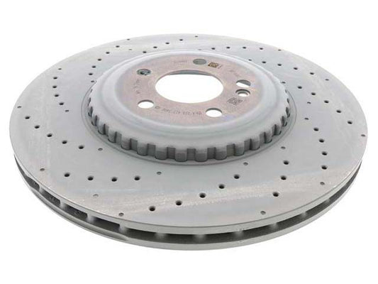 Brake Disc - Vented and Cross Drilled (360 X 26 - Genuine Mercedes (2234233400)