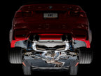 awe tuning bmw f8x m3/m4 track edition cat-back exhaust - diamond black tips bmw m3 m4 f80 f82 f8x iconic garage