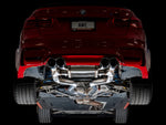 awe tuning bmw f8x m3/m4 switchpath cat-back exhaust - diamond black tips bmw m3 m4 f80 f82 f8x iconic garage