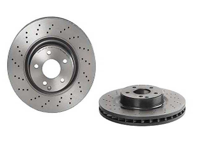 Brake Disc - Vented and Cross Drilled (330 X 32 mm) - Brembo (2304210812)