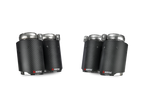 akrapovic bmw m3/m4 (f80/f82) tail pipe set (carbon) bmw m3 m4 f80 f82 f8x iconic garage