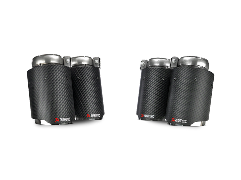 akrapovic bmw m3/m4 (f80/f82) tail pipe set (carbon) bmw m3 m4 f80 f82 f8x iconic garage