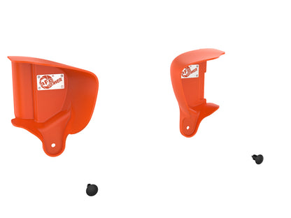 afe magnum force dynamic air scoop bmw m3/ m4 - orange f8x bmw m3 m4 f80 f82 f8x iconic garage