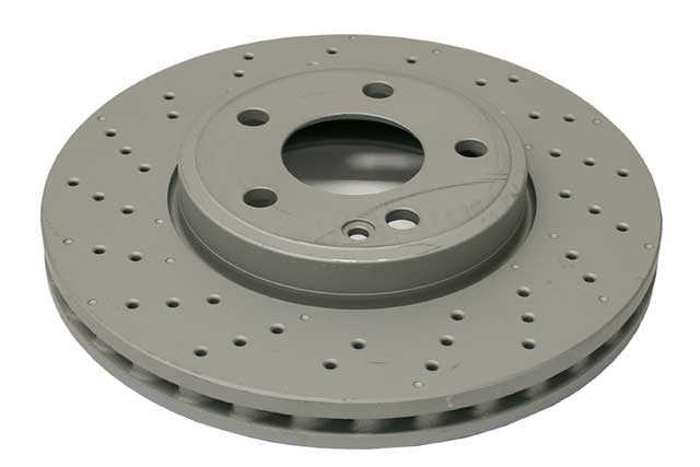 Brake Disc - Vented and Cross Drilled (295 X - Zimmermann Coat Z (246421251207)