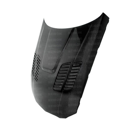 seibon bmw m3 series 2dr (e92) gtr-style carbon fiber hood bmw m3 e92 e9x iconic garage