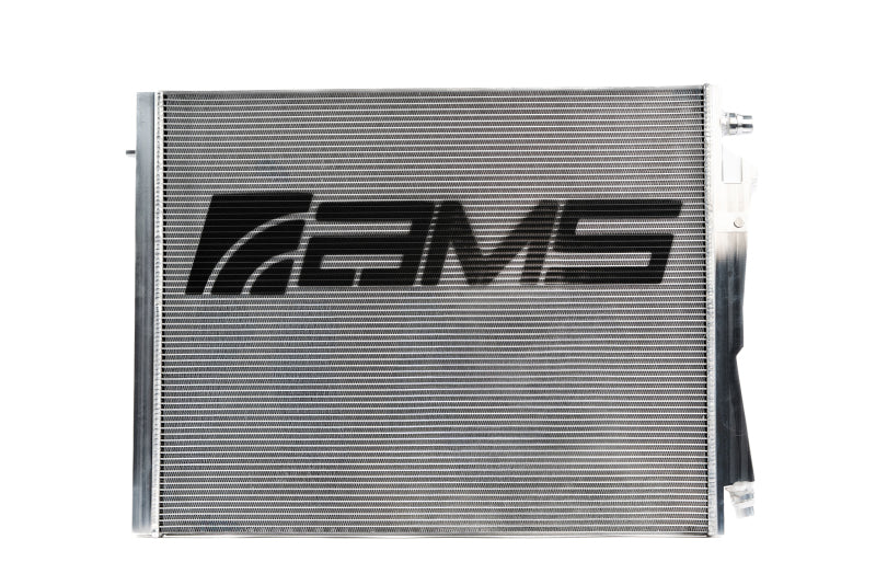 ams performance bmw g8x m2/m3/m4 s58 heat exchanger (black logo) bmw m3 m4 g80 g82 g8x iconic garage