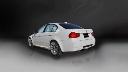 corsa bmw m3 e90 black sport cat-back exhaust bmw m3 e92 e9x iconic garage