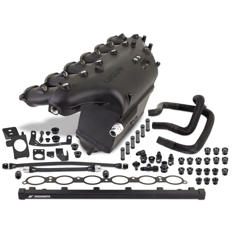 mishimoto 2021+ bmw g80 m3/m4 performance intercooler - black bmw m3 m4 g80 g82 g8x iconic garage