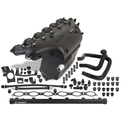 mishimoto 2021+ bmw g80 m3/m4 performance intercooler - black bmw m3 m4 g80 g82 g8x iconic garage