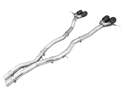 awe tuning track edition cat-back exhaust for bmw g8x m3/m4 - diamond black tips bmw m3 m4 g80 g82 g8x iconic garage