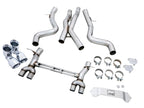 awe tuning bmw f8x m3/m4 track edition cat-back exhaust - chrome silver tips bmw m3 m4 f80 f82 f8x iconic garage