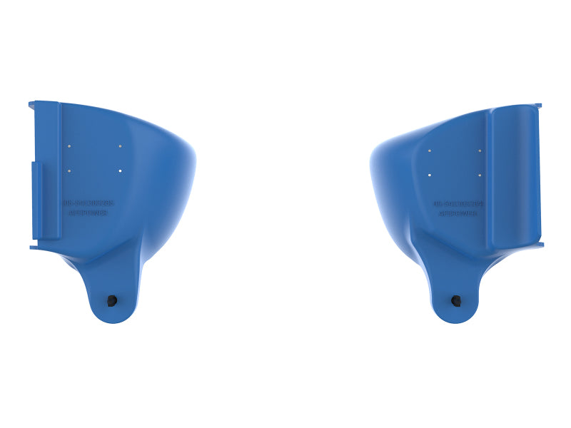 afe magnum force dynamic air scoop bmw m3/ m4 - blue f8x bmw m3 m4 f80 f82 f8x iconic garage