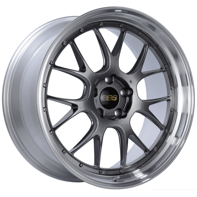 BBS LM-R 19x9.5 ET38 5x112 Diamond Black Center Diamond Cut Lip
