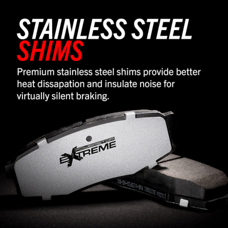 power stop bmw m3 front z26 extreme street brake pads w/hardware f8x bmw m3 m4 f80 f82 f8x iconic garage