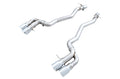 4.4T AWD Axle-Back Exhaust - Track Edition (Chrome Silver Tips) - F90 M5