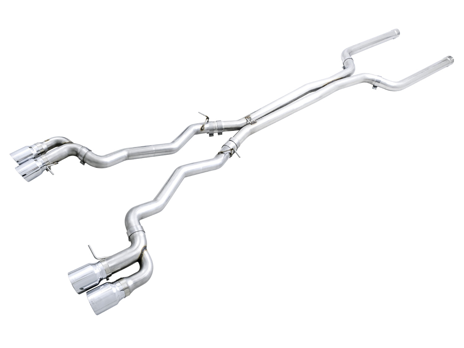 4.4T AWD Cat-Back Exhaust - Track Edition (Chrome Silver Tips) - F90 M5