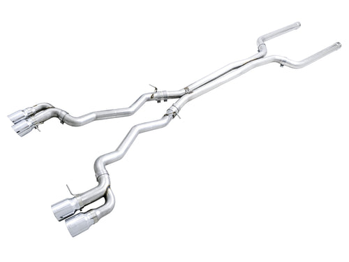 4.4T AWD Cat-Back Exhaust - Track Edition (Chrome Silver Tips) - F90 M5
