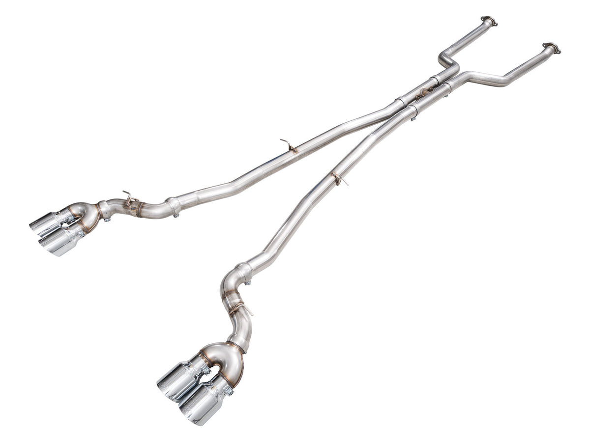 Track Edition Cat-Back Exhaust - Chrome Silver Tips - G90/G99 M5