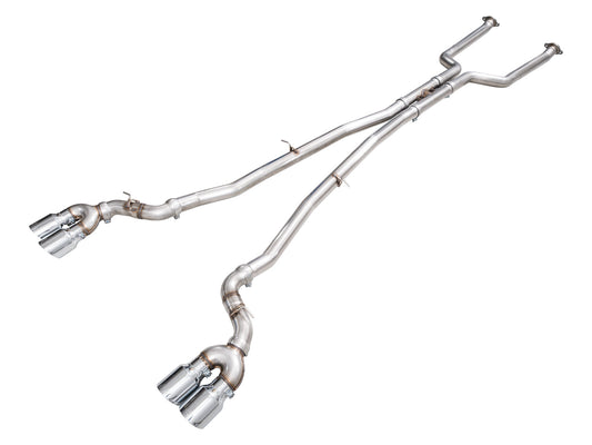 Track Edition Cat-Back Exhaust - Chrome Silver Tips - G90/G99 M5