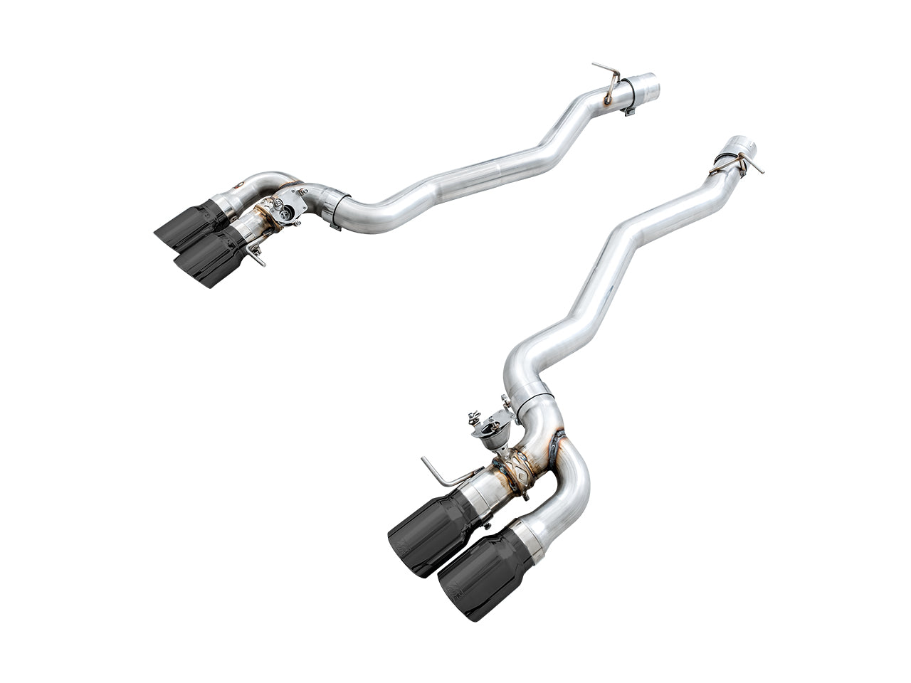 4.4T AWD SwitchPath Axle-Back Exhaust - Diamond Black Tips - F90 M5