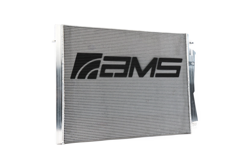 ams performance bmw g8x m2/m3/m4 s58 heat exchanger (black logo) bmw m3 m4 g80 g82 g8x iconic garage
