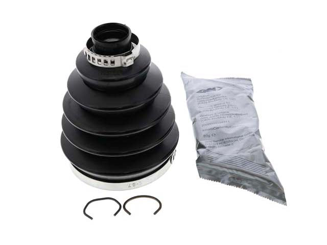 Axle Boot Kit for C/V Joint Outer Front Left / Right by GKN Loebro - fits 2007–2013 BMW E70 X5 / 2014–2018 BMW F15 X5