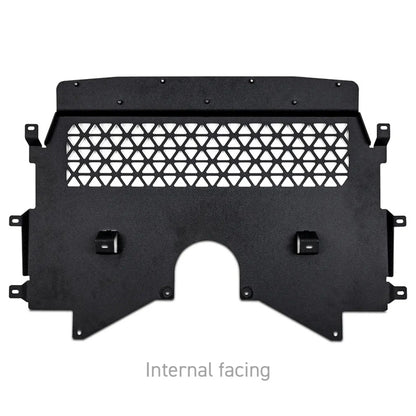 mishimoto 2021+ bmw g80/g82/g87 m2/m3/m4 skid plate engine - wrinkle black bmw m3 m4 g80 g82 g8x iconic garage