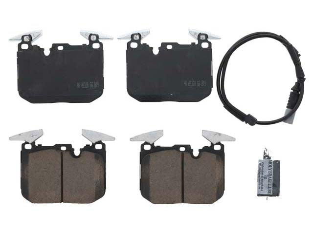 Brake Pad Set by Akebono Euro - fits 2014–2019 BMW F32/F33/F36 4 Series