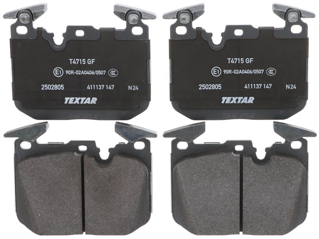 Brake Pad Set - Front by Textar - fits 2015–2020 BMW F80/F82/F83 M3/M4