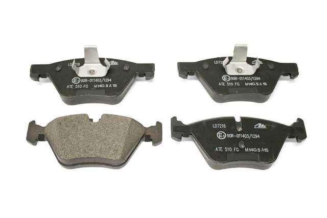 Brake Pad Set - Front by ATE Ceramic - fits 2006–2013 BMW E90/E91/E92/E93 3 Series
