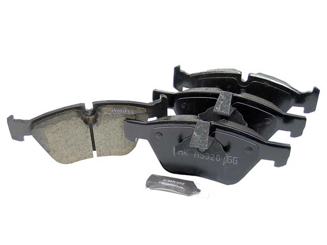 Brake Pad Set - Front by Akebono Euro - fits 2006–2013 BMW E90/E91/E92/E93 3 Series