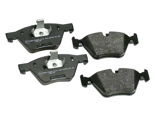 Brake Pad Set - Front by Jurid - fits 2006–2013 BMW E90/E91/E92/E93 3 Series
