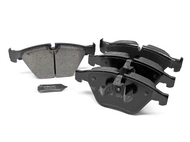 Brake Pad Set - Front by Akebono Euro - fits 2006–2013 BMW E90/E91/E92/E93 3 Series