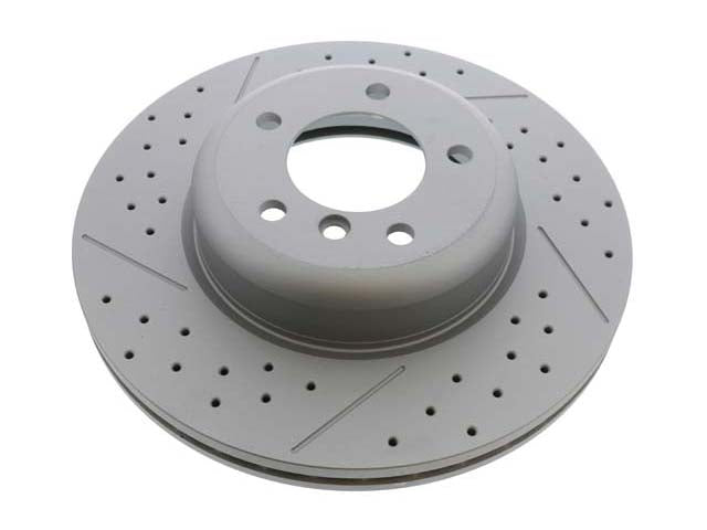 Brake Disc - Front by Zimmermann Coat Z - fits 2006–2013 BMW E90/E91/E92/E93 3 Series