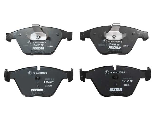 Brake Pad Set by Textar - fits 2004–2010 BMW E60 5 Series