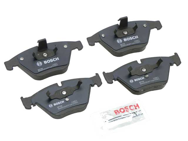 Brake Pad Set by Bosch Quietcast - fits 2004–2010 BMW E60 5 Series